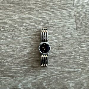 Movado Wome's Silver and Gold Two-Tone Watch